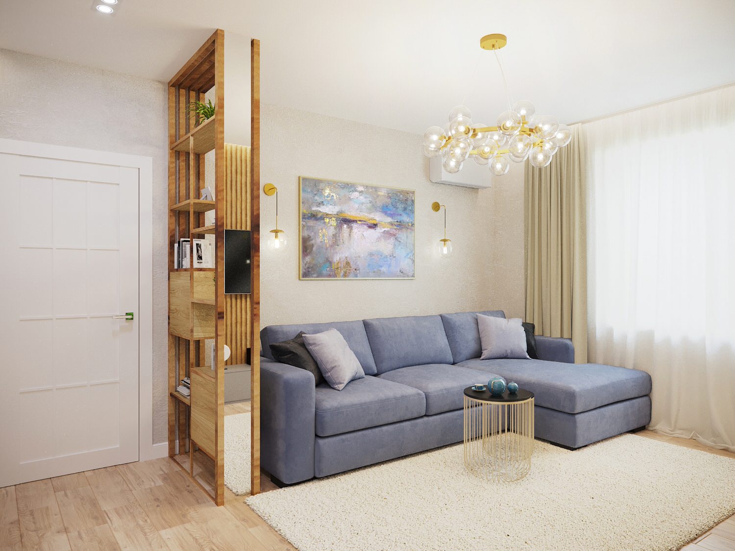 Двух комнатная квартира