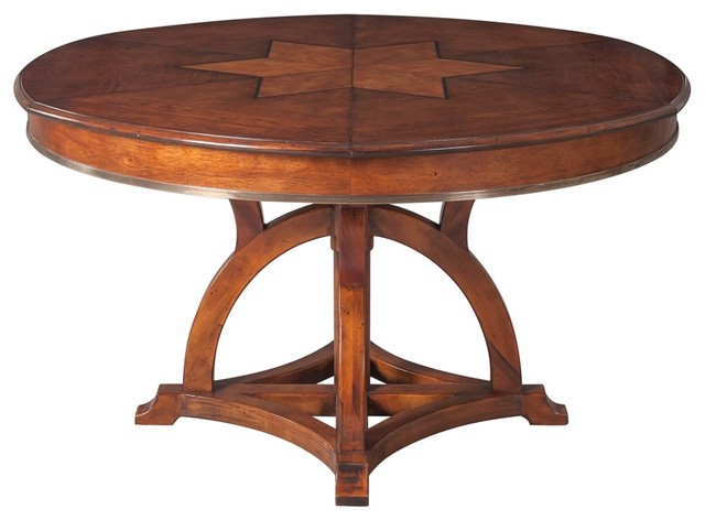 Austin Jupe Dining Table Old World Walnut Finish Medium Austin Jupe Dining Table Old World Walnut Finish Medium