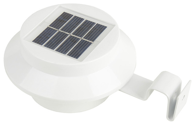 Isunmoon Outdoor Solar Powered 3 Led Gutter Light Fence Roof Garden Isunmoon Outdoor Solar Powered 3 Led Gutter Light Fence Roof Garden Wall Lamp