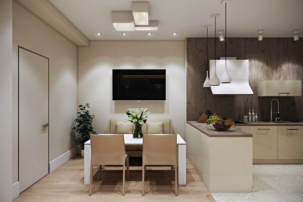 Дизайн трехкомнатной квартиры 85 кв.м.