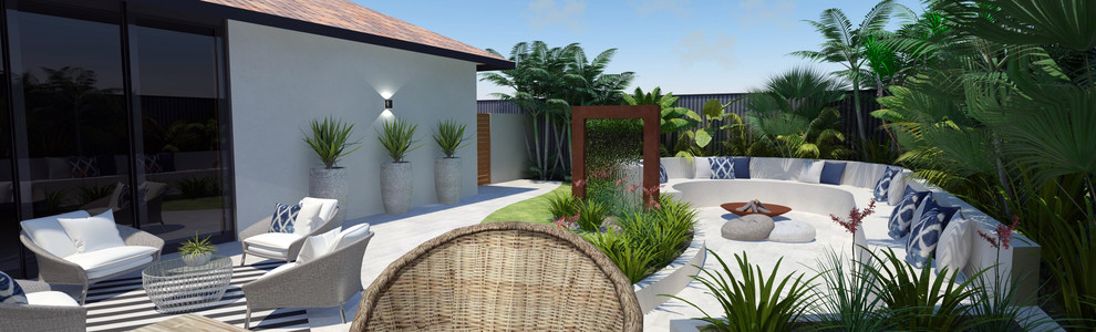 This is an example of a contemporary exterior in Perth.