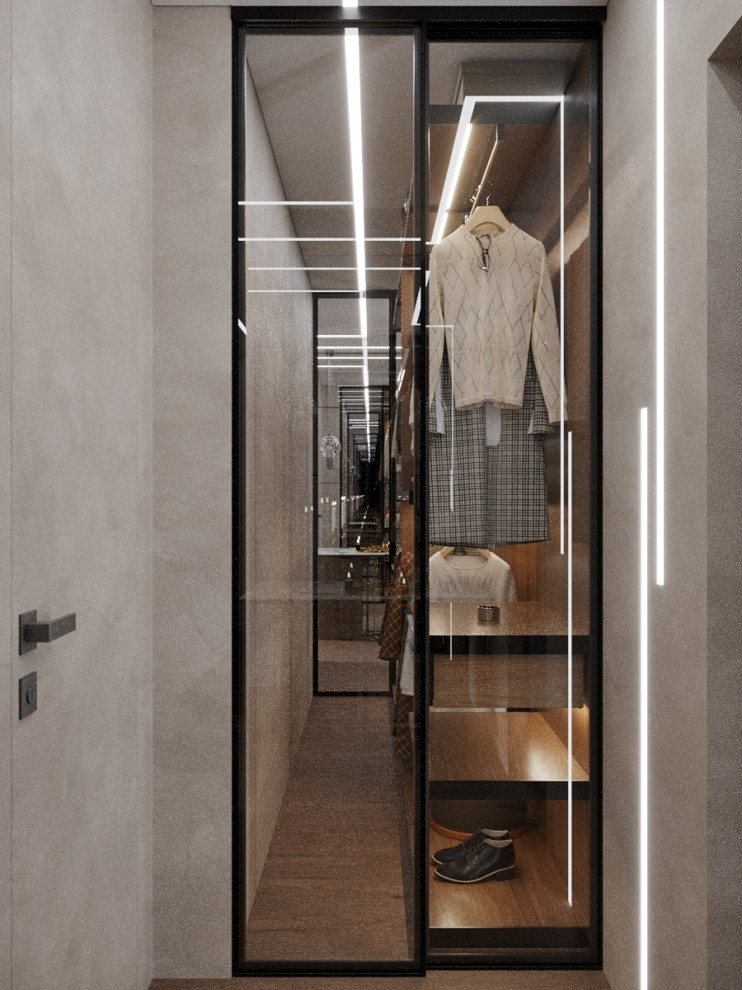 Дизайн проект коридора с гардеробом