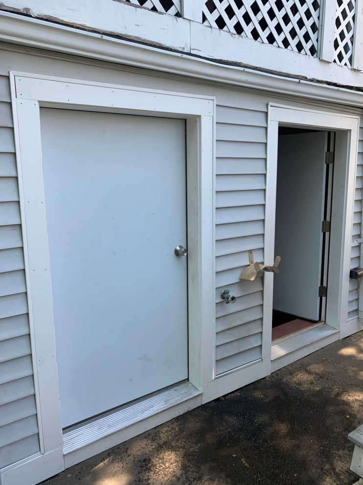 Basement doors
