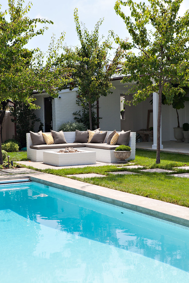 This is an example of a beach style patio in Orange County.