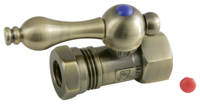 Kingston Brass CC4415 Vintage Quarter Turn Valve 1/2" FIP X 1/2 ...