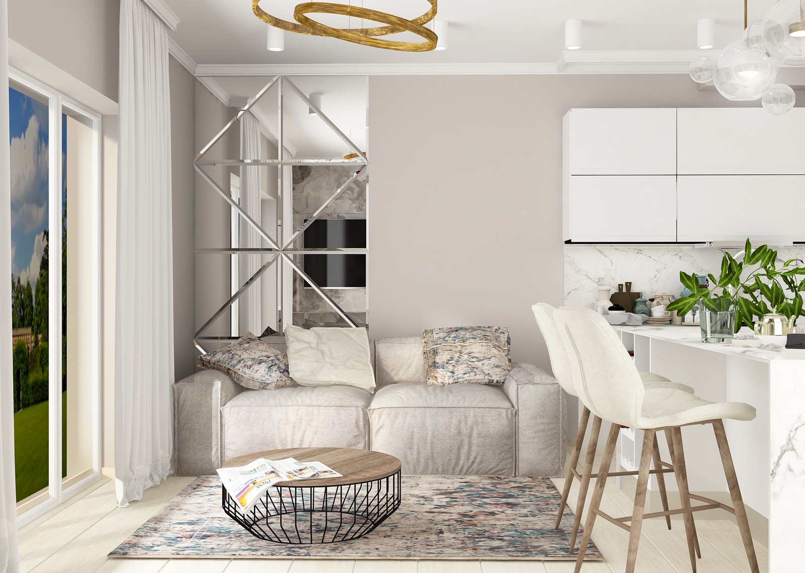 кухня - гостиная