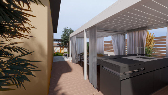 Terrazzo C middelhavsstil-terrasse