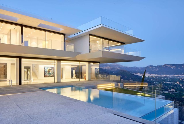 Solid Surface Krion&reg; moderne-hus-og-facade