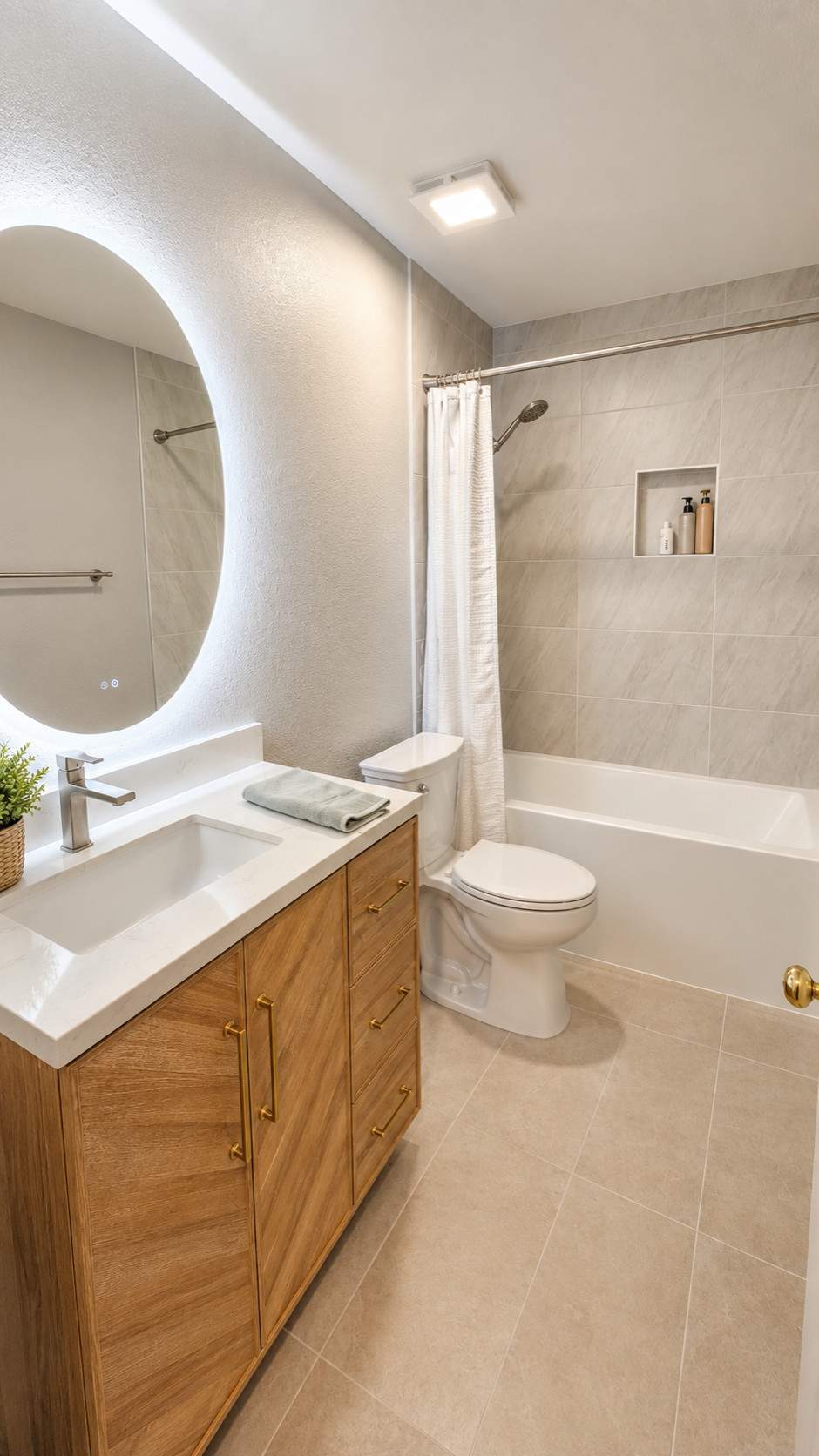 Allen TX - Guest Bathoom Transformation
