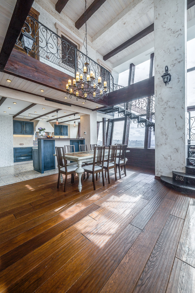 Пентхаус в Санкт-Петербурге. Мебель и отделка из массива.