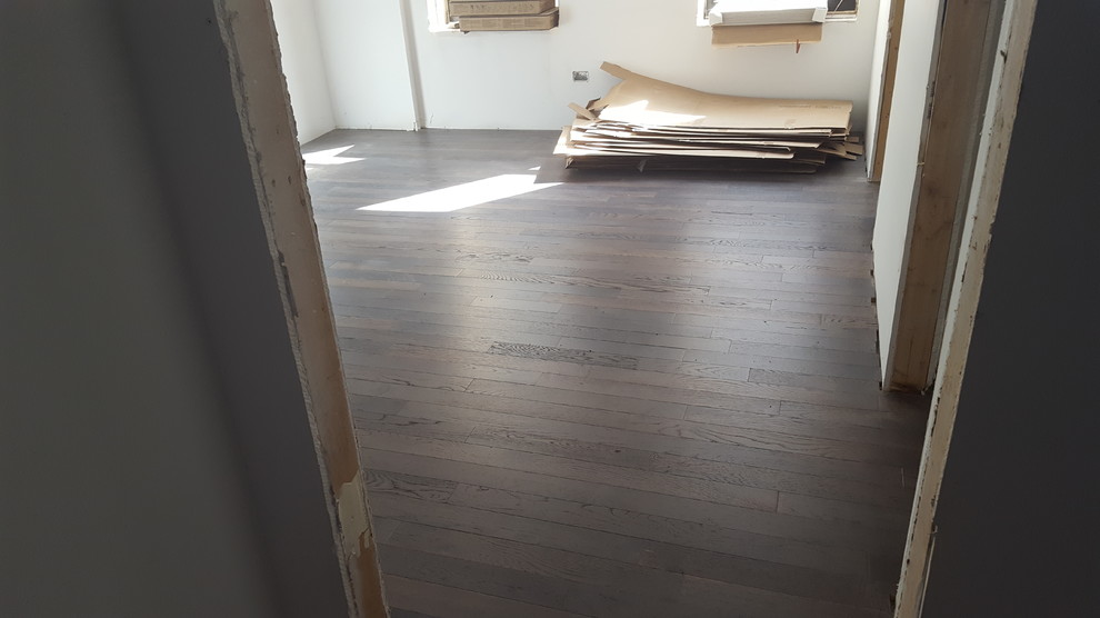 3 and 1/4 rustic looking prefinished Red oad