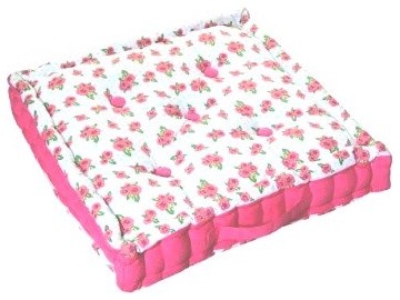 Roses and Dots - Floor Cushion