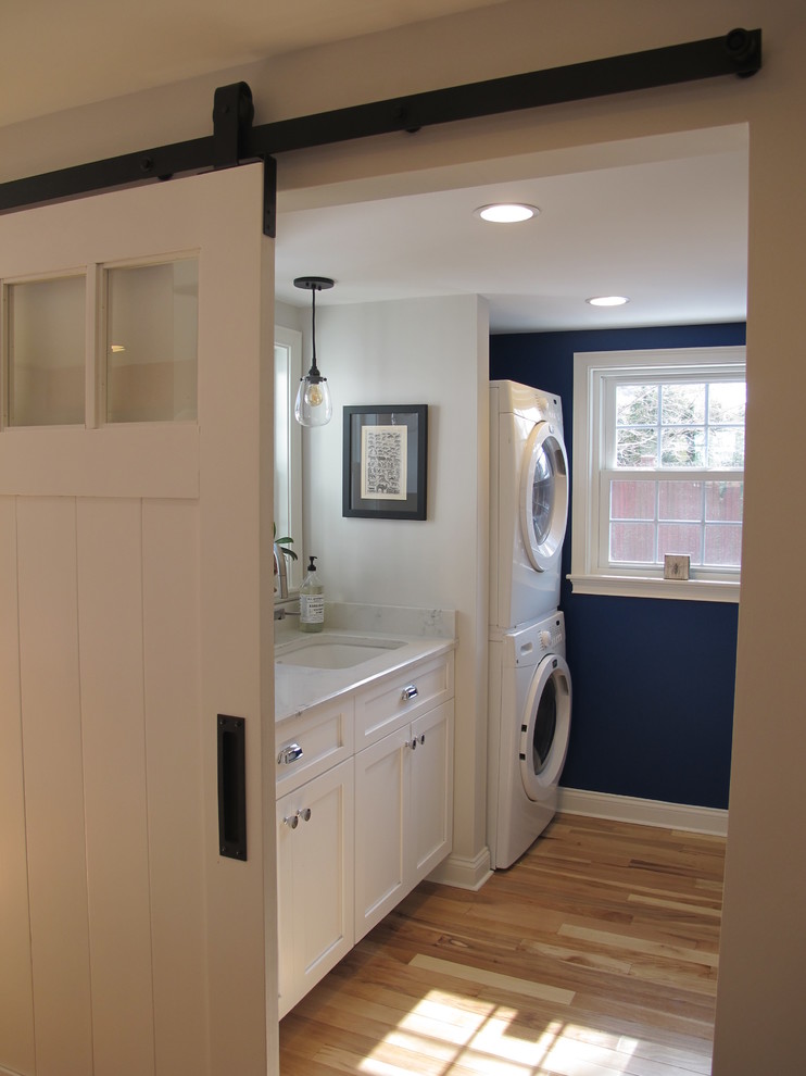 Inspiration for a country laundry room in Boston.