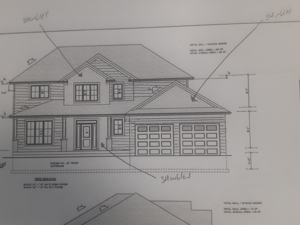 advice on wood siding and shingle placement to make house look smaller