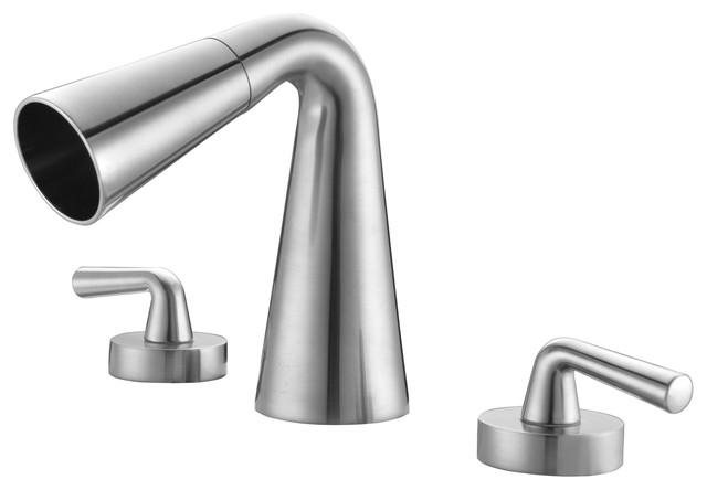 Alfi Brand Ab1790 Bn Brushed Nickel Widespread Cone Waterfall