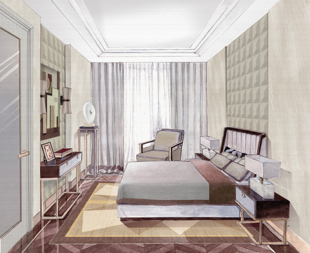 Эскизы интерьера квартиры для Полины Пидцан