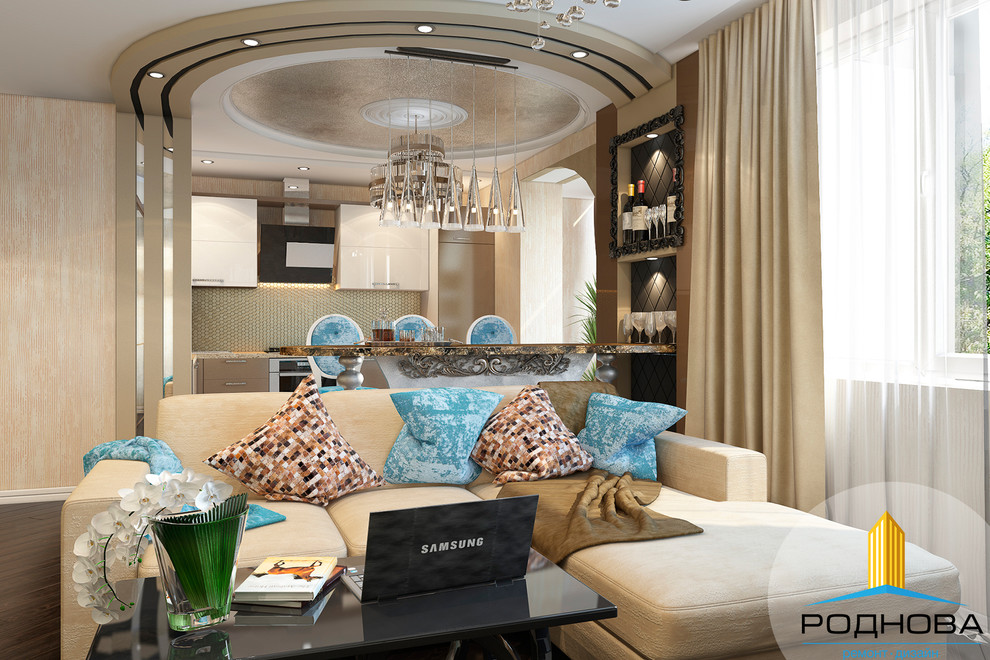 Дизайн проект студии ЖК "Зеленый бор"