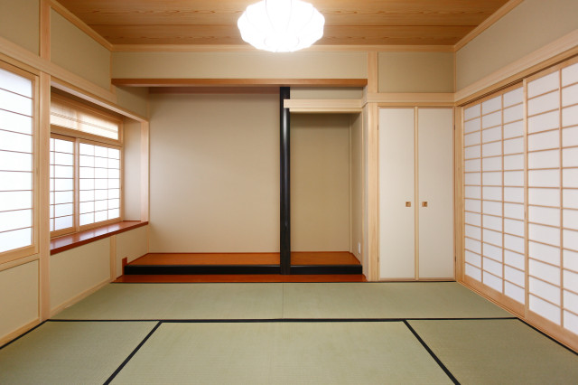 心和む家 asiatisch-schlafzimmer
