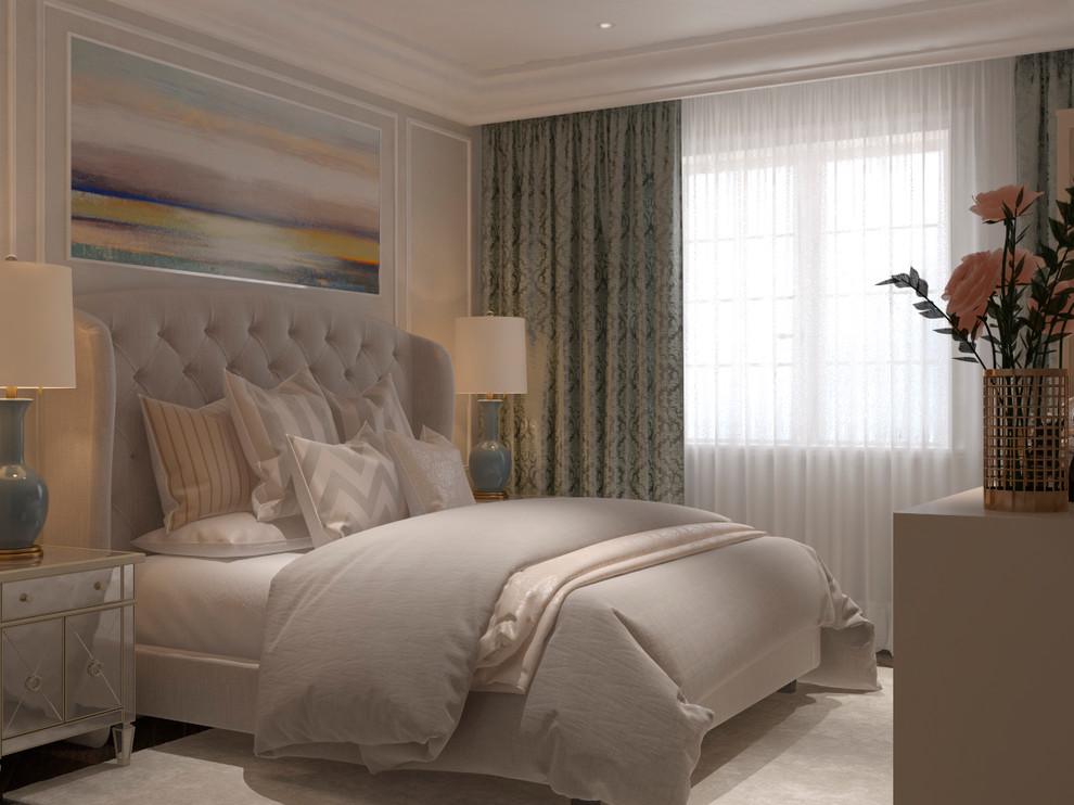 Двухкомнатная квартира в классическом стиле в Моксве.