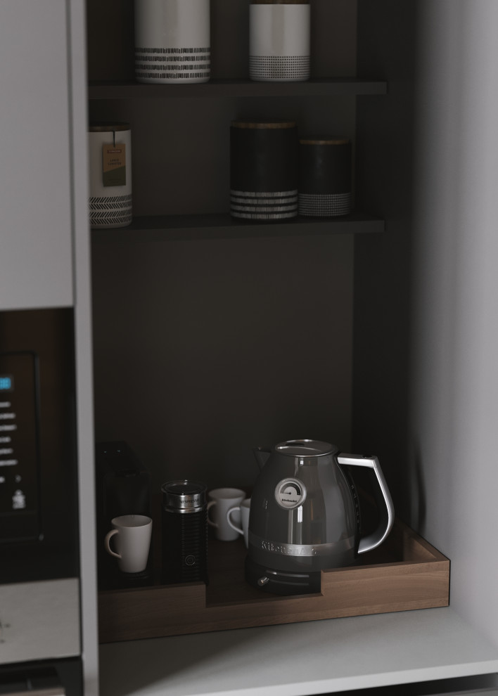 Кухня в большом доме.