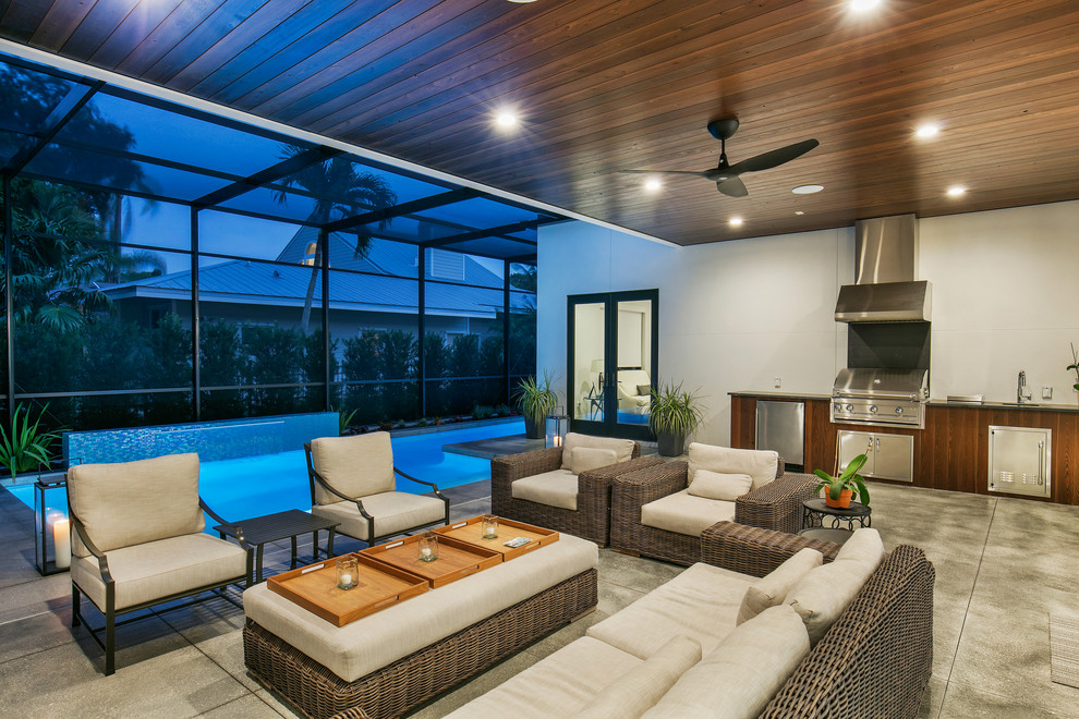 Camino Real Residence - Modern - Pool - Tampa - by April Balliette