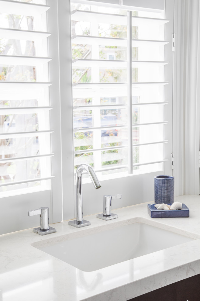Bathroom - transitional bathroom idea in Orange County