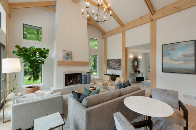 Honeysuckle transitional-living-room