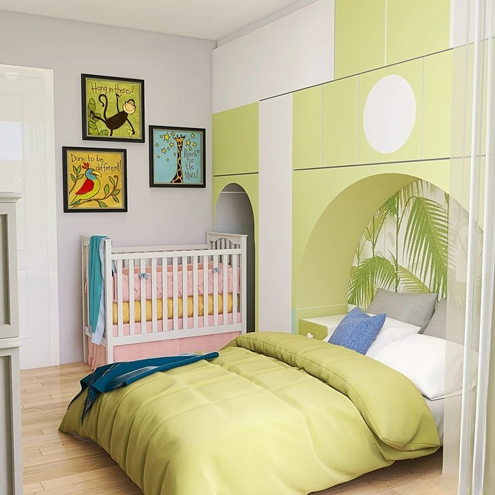 однокомнатная квартира для семьи с малышом