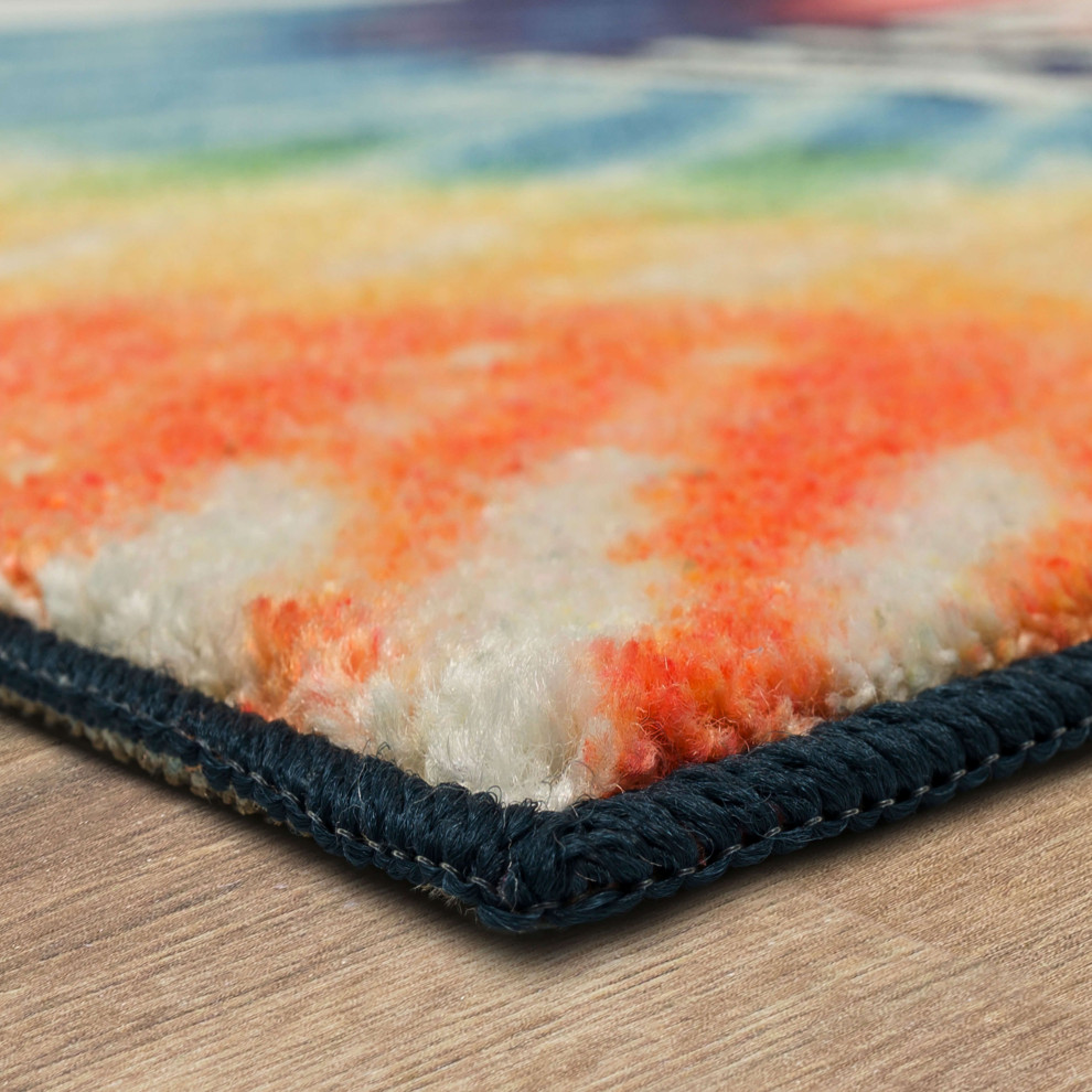 Mohawk Home Tie Dye Vibes Multi 2' x 3' 4" Kitchen Mat, 2' x 3' 4