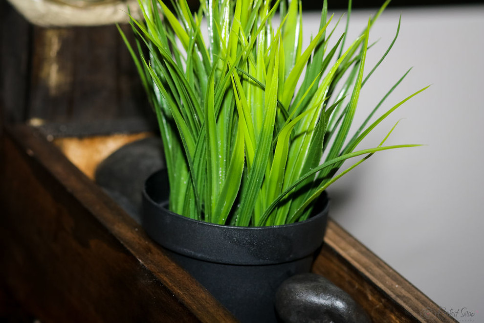 Inspiration for a transitional home design remodel in Charlotte