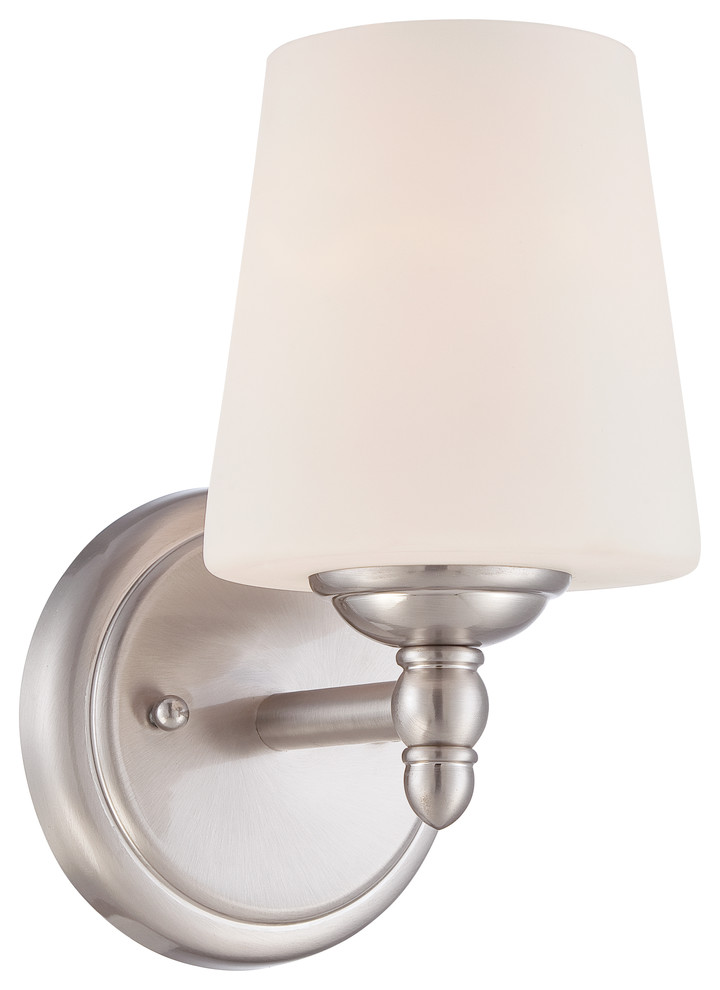 Darcy Wall Sconce, Brushed Nickel