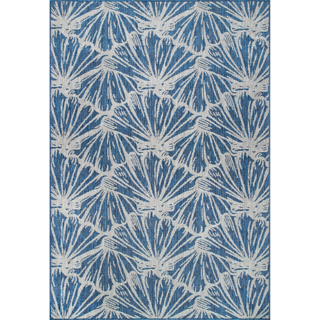 nuLOOM Onyx Seashell Indoor/Outdoor Coastal Area Rug Beach Style