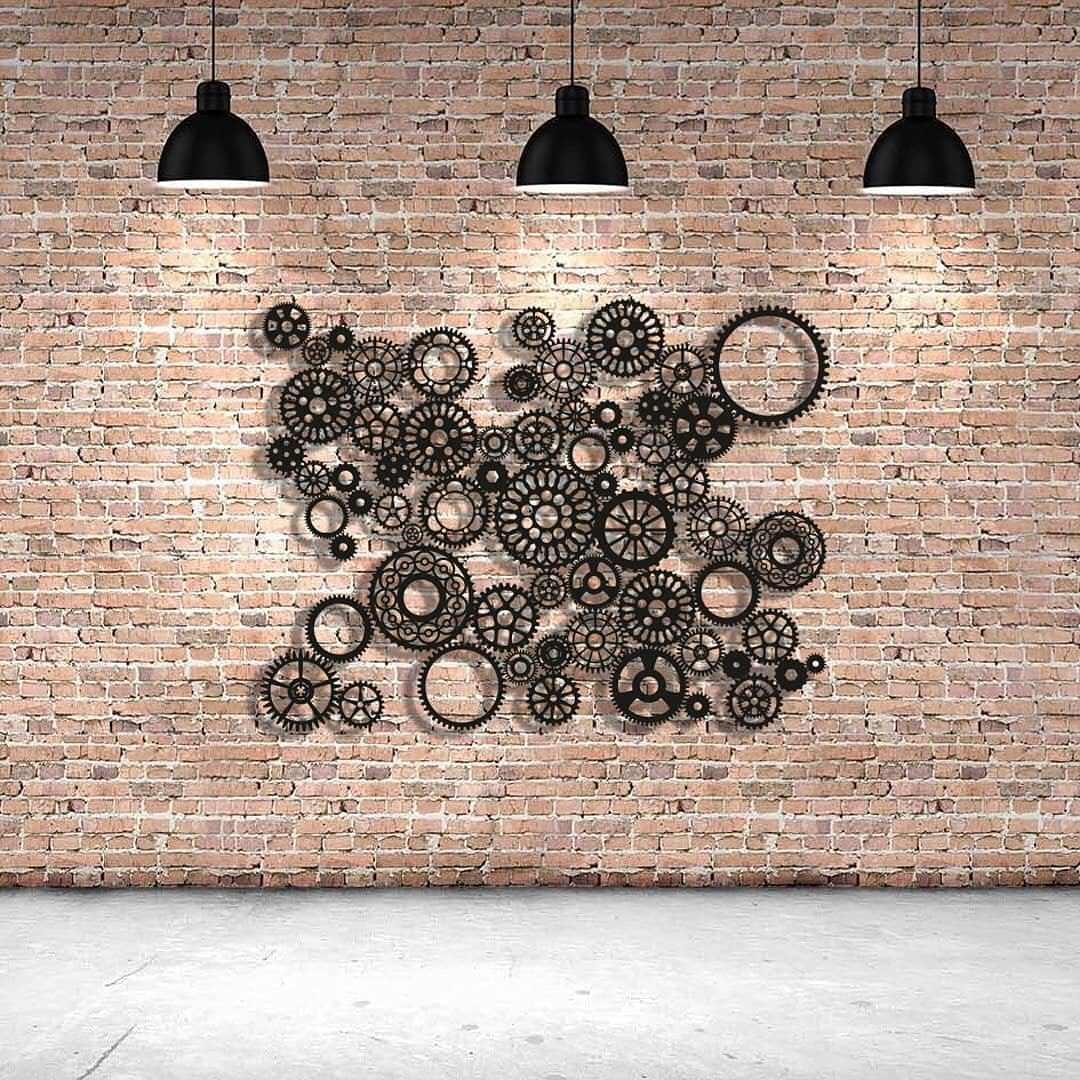 Настенный металлический декор