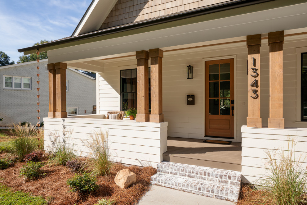 Front Porch - Arts & Crafts - House Exterior - Charlotte - by Pike ...
