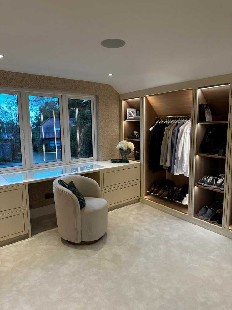 Luxury walk in wardrobe