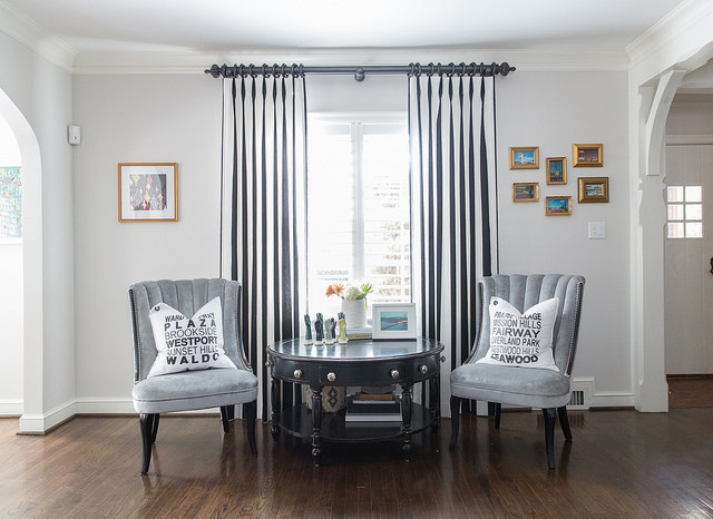 Eclectic living room in Kansas City.