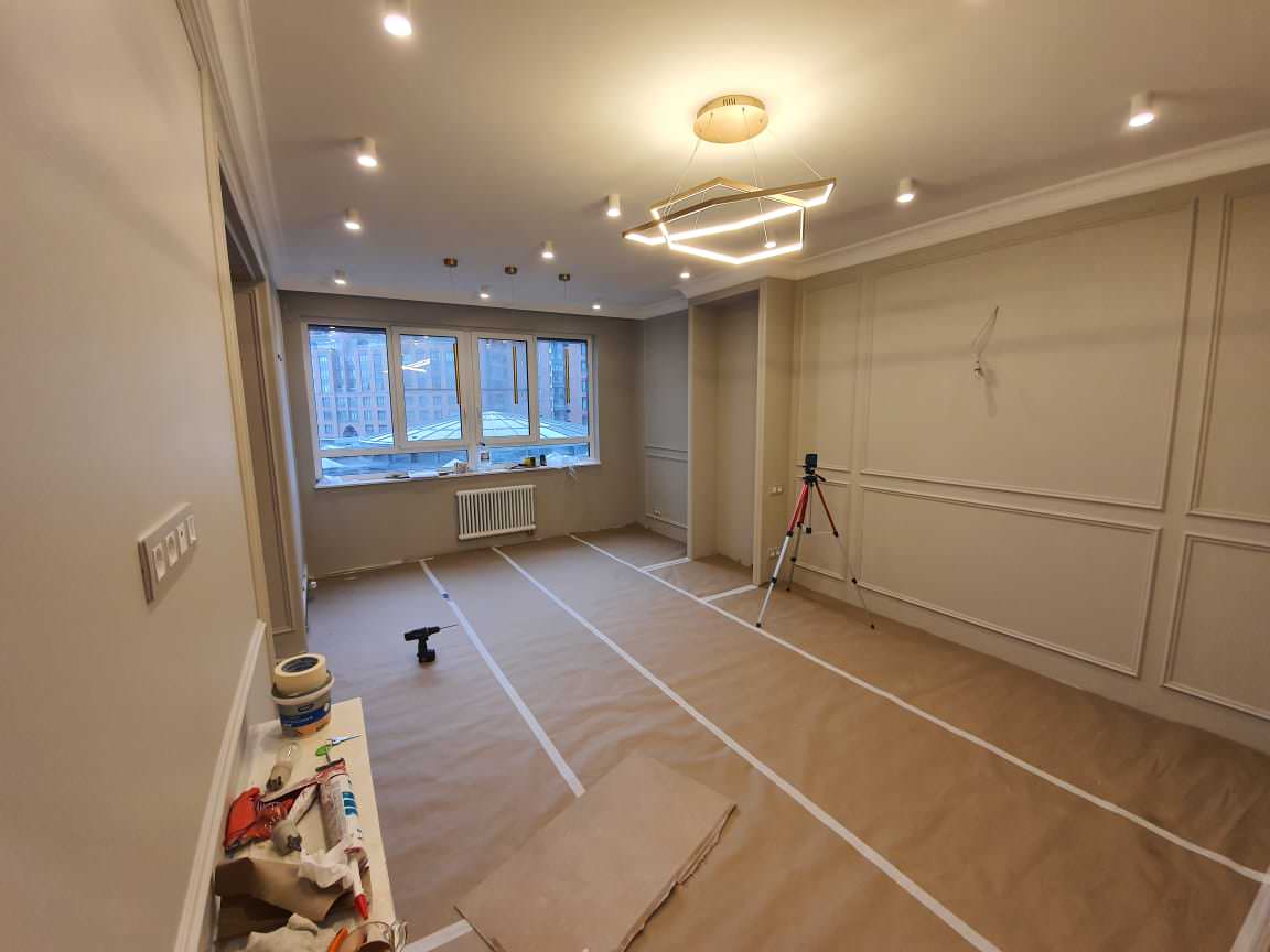 Ремонт 3-х комнатной квартиры S - 120 м2