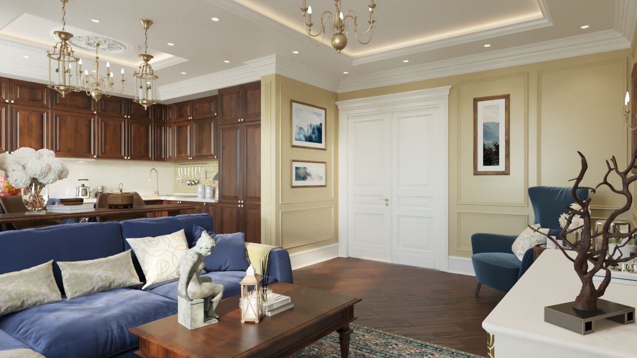 Современная классика в квартире Химки