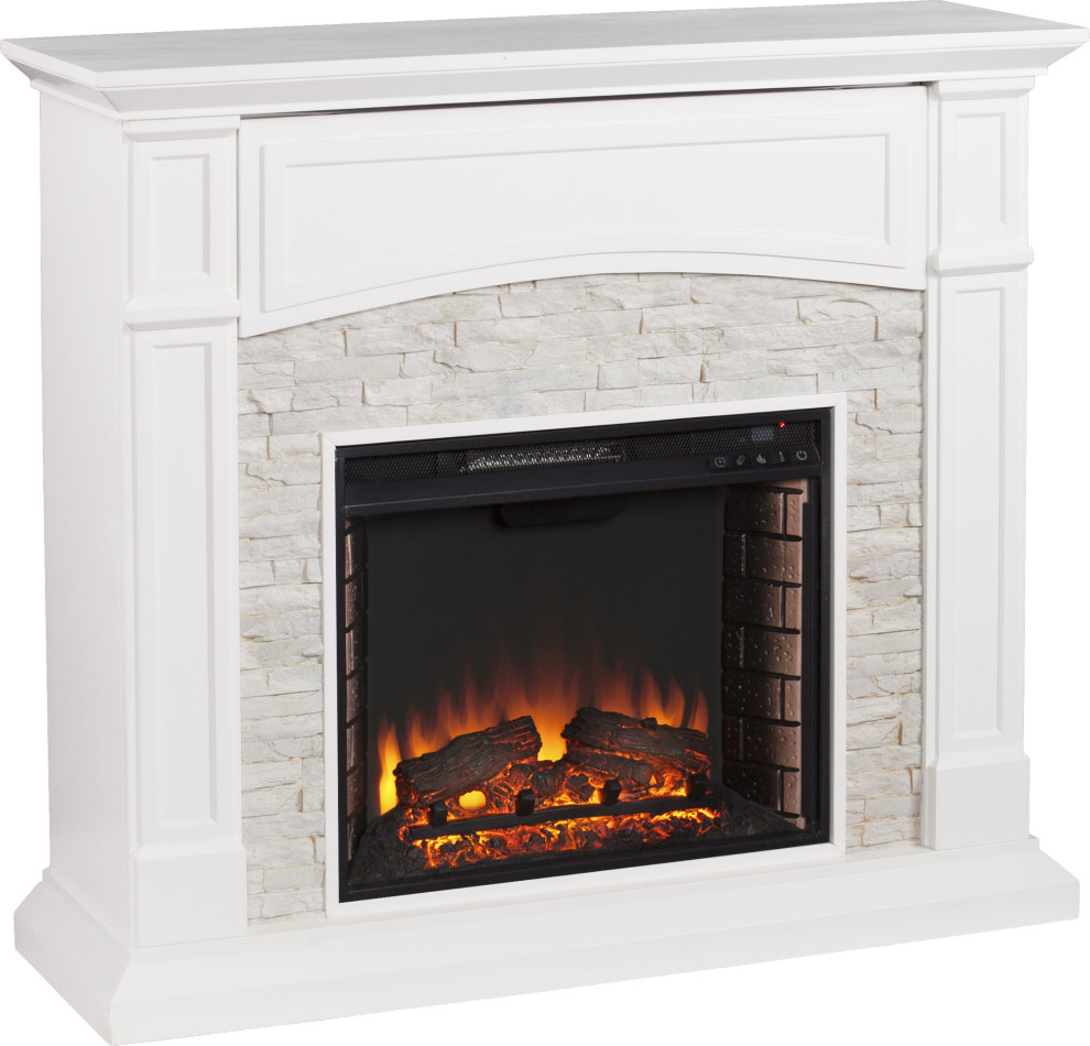 Seneca Electric Media Fireplace Traditional Entertainment Centers