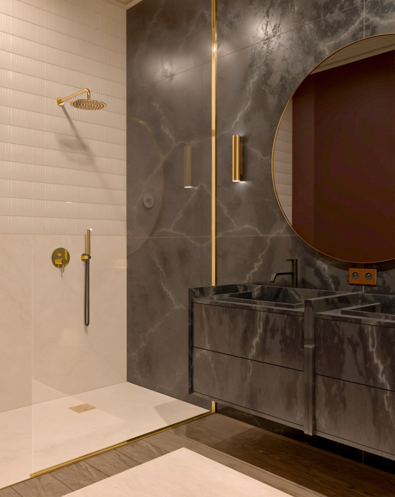 Projet concept – Appartement haussmannien contemporain (3D)