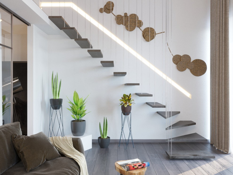 Двухуровневая квартира в современном стиле