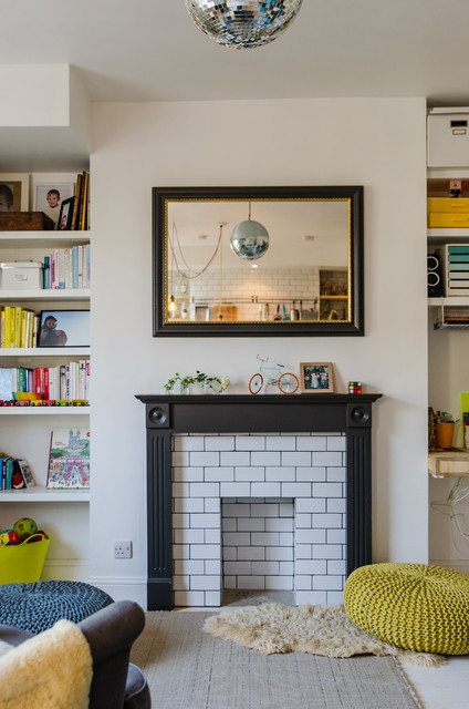 Hackney Flat eclectic-living-room