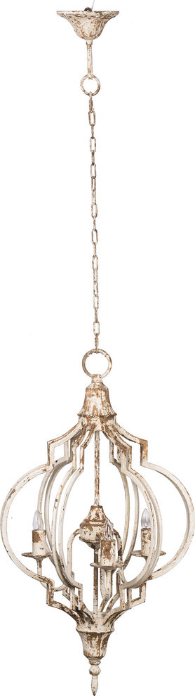 A & B Home Donalt Crowned Three-Light Chandelier 43657