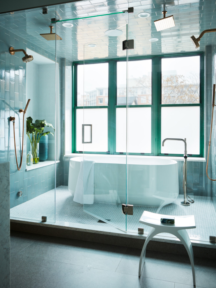 Источник вдохновения для домашнего уюта: ванная комната в стиле лофт