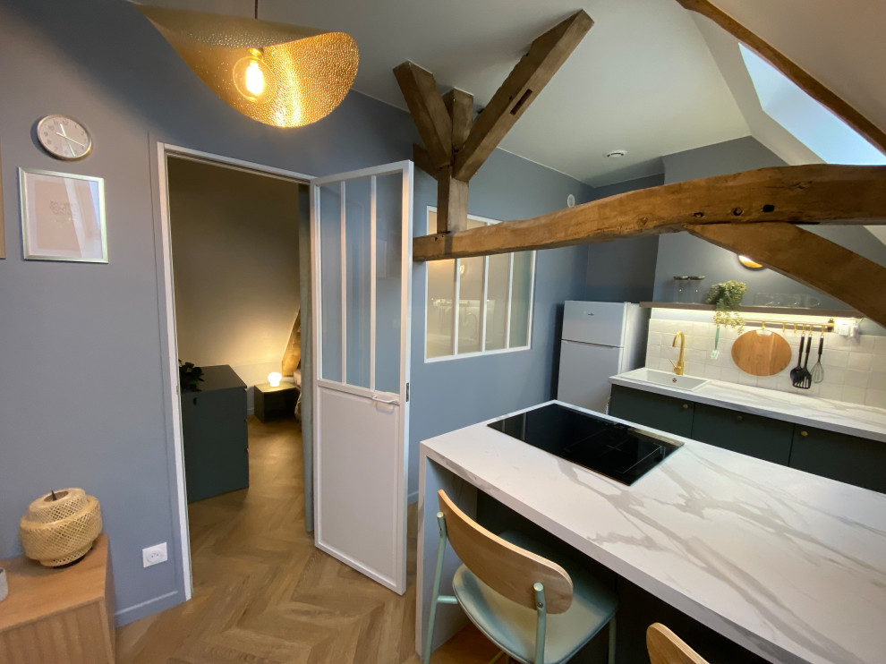 Rénovation d'un studio pour une location meublée