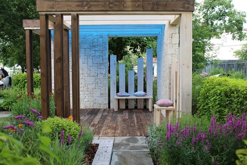 Золотая медаль и звание лучший сад международного конкурса "Moscow Flower Show"