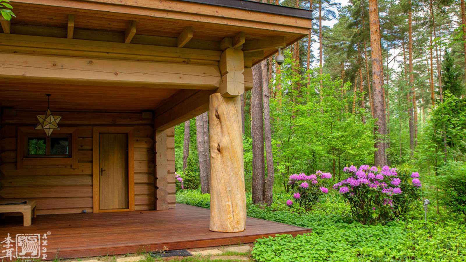 Ландшафтный дизайн лесного участка и кровли