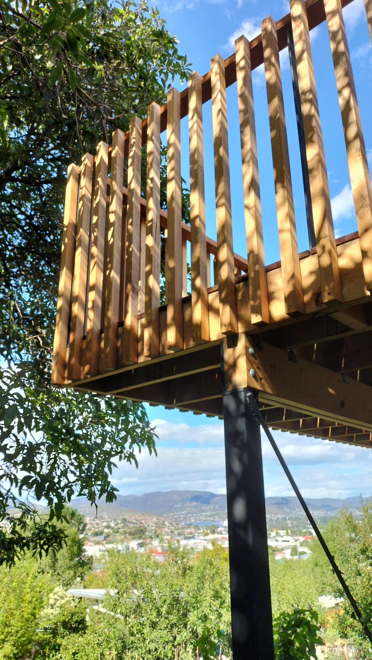 Moonah house deck