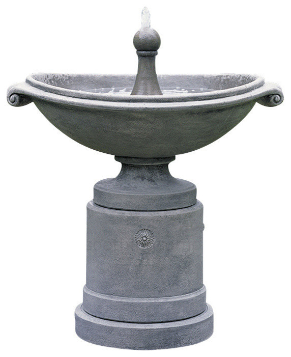 Medici Ellipse Garden Water Fountain - Traditional - Outdoor Fountains ...