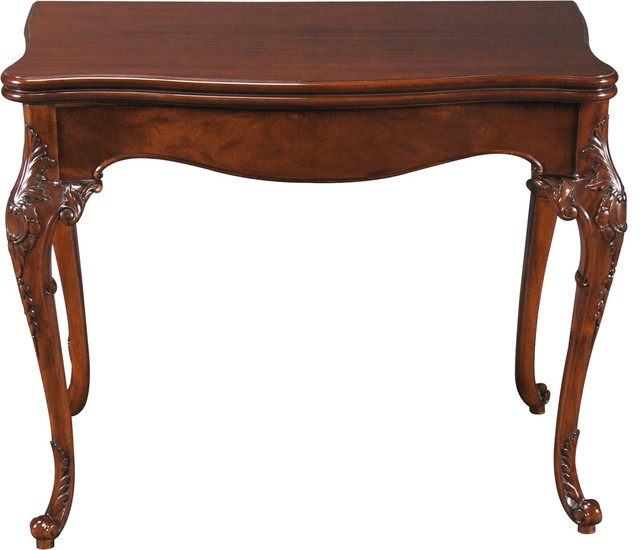 Eurolux Home French Rococo Molded Edge Game Table Reviews Houzz French Rococo Molded Edge Game Table Victorian Tables